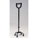 Small Base Quad Cane in Black