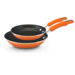 Hard Enamel Cookware 2-Piece Non-Stick Skillet Set