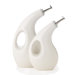 Stoneware 2-Piece Set: EVOO and Vinegar Bottles