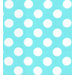 Gus Full Nursery Fitted Crib Sheet in Turquoise Dot