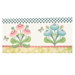 Hand Painted Wall Art Zinnia Garden