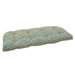 Cosmo Chevron Wicker Loveseat Cushion