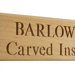 Carved Lettering
