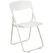 Hercules Series Heavy Duty Plastic Folding Chair in White
