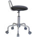 Height Adjustable Stool with Raised Bar Backrest