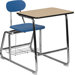 Hercules Series Natural Laminate 32.25" Student Combo Desk