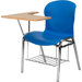 Hercules Series Natural Wood Laminate 33" Shell Chair  and Tablet Arm