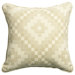 Outdoor/Indoor Vibrant Anasazi Alabaster Pillow in White