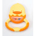 7 cm Dual Color Soft Teether with Container
