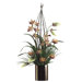 40" Orchid, Anthurium and Protea Floral Arrangement with Ceramic Vase