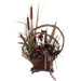 29" Calla, Lily and Feather Grass with Ceramic Container