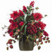 32" Hydrangea, Daisy and Berry with Ceramic Vase