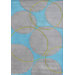 Scandinavia Geometric Aqua Rug