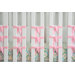 Minky Ventilated Slat Bumper with Powder Pink Ties in White 