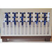 Flat Panel Crib Skirt in Pure White