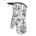 Navy French Toile Oven Mitt