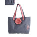 Denim Flower with Tote Bag