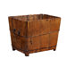 Asian Antique Vintage Square Sink in Distressed Natural