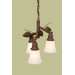 Ponderosa Pine Glacier 3 Light Pendant