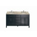 Milan 60" Double Bathroom Vanity Set