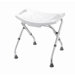 White Adjustable Bathroom and Shower Seat