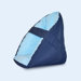 Quilted Heel Protector in Navy / Light Blue