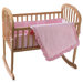 Heavenly Soft Minky Dot Cradle Bumper