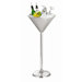Remington Martini Glass Beverage Stand in Stainless Steel