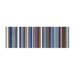 Aquarelle 4" x 12" Ceramic Wall Tile in Blue Listel Stripes