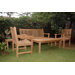 Bahama Rectangular Coffee Table with Mini Side Table, Armchair and Bench