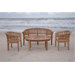 Kidney Curve Coffee Table with Armchair and Bench