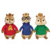 Beanie Babies Alvin and The Chipmunks (Pack of 3)