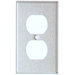 Gang and Duplex Receptacle Metal Wall Plates in Stainless
