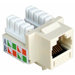 Cat 5E (RJ45) Unshielded Keystone Jack in Ivory