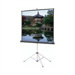 Matte White Gray Carpeted Picture King w/ Keystone Eliminator - AV Format 96" x 96"