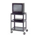 Pixmate 18" x 24" Adjustable Shelf Standard Television Cart [32" - 42" Height]