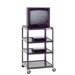 Pixmate 25" x 30" Tall Multi-Shelf High Television Cart [54" Height]