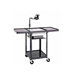 Pixmate Height Adjustable 22" x 20" Shelf Cart with Projector Well