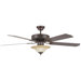 52" Heritage Square 5 Blade Ceiling Fan