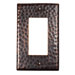 Hammered Copper Single GFCI Plate
