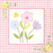 Gingham Flowers I Wall Art