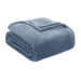 Micro Tec Plush Blanket in Sapphire