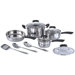 Stainless Steel 11-Piece Cookware Set