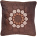 T-2457 18" Decorative Pillow in Chocolate