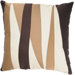 T-2512 18" Decorative Pillow in Ivory / Brown