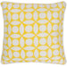 T-3599 18" Decorative Pillow in Off White / Yellow