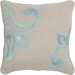 Khaki and Blue Decorative Pillow