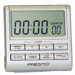 Electronic Clock Timer in Silver