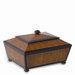 Austin Box in Dark Brown and Rattan