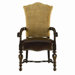 Grand Continental Padrona Leather Arm Chair